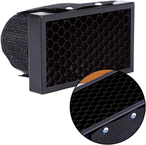 شبكة Softbox Spot Flash Lighting، حجم صغير 82 × 48 × 12 مم - يقيد شعاع الفلاش، تأثيرات إضاءة مثيرة، خفيف الوزن وقابل للتعديل in Kuwait