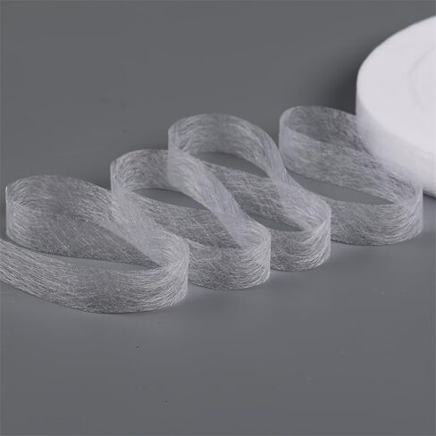 1PC Double-Sided Hot Melt Adhesive Tape Non-Woven Heat-Activated Iron-On for Sewing Edges, Interfacing and DIY Crafts, 1.18inch/3cm in Saudi Arabia