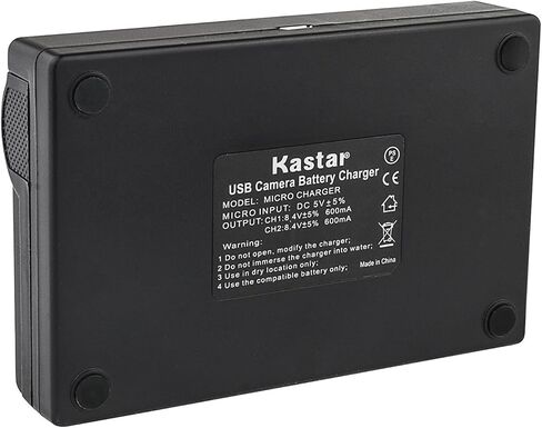 استبدال شاحن USB مزدوج Kastar لـ Pentax Ei-D-Li1 EI-D-BC1 EI-2000، Trimble 29518 46607 52030 54344 38403 5700 5800 R6 R7 R8 GNSS TR-R8 GPS MT1000، HP PhotoSmart 912 C8873A C912 912XI C912XI in Kuwait