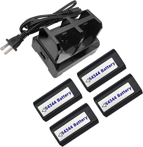 GPS Battery Charger Set Compatible with Trimble 92600, 54344, 52030, 29518, 46607, 38403, 5700, 5800, R4, R6, R7, R8, MT1000 (3400mAh) in Saudi Arabia