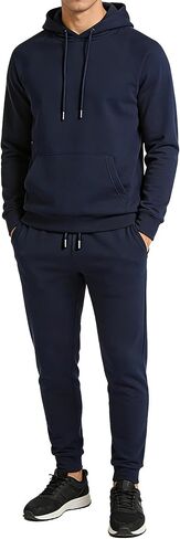 JIHUILAI Track Suits For Men 2 Piece Hoodies With Sweatpants Sets Casual Running Jogging Sport Suit Sets S-3XL in Kuwait