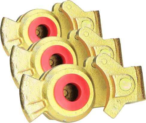 Velvac 035032 Iron Emergency Gladhand with Red Polyurethane Seal (Pack of 3) in Saudi Arabia