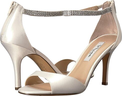NINA Womens Volanda Rhinestone Ankle Strap Evening Dress Sandals High Heel 3" & Up in Saudi Arabia