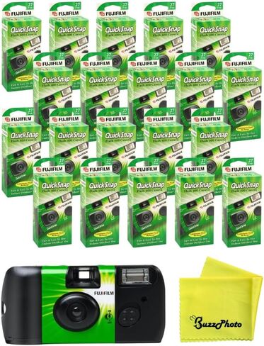 كاميرا Fujifilm QuickSnap Flash 400 تستخدم مرة واحدة مقاس 35 ملم مع 27 صورة (20 حزمة) in Kuwait