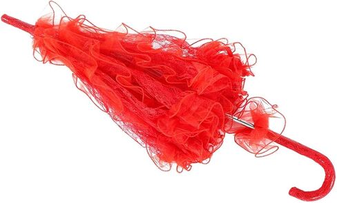 Wedding Lace Umbrella, Bridal Umbrella, Elegant and Stylish for Photo Booth Props(red) in Kuwait