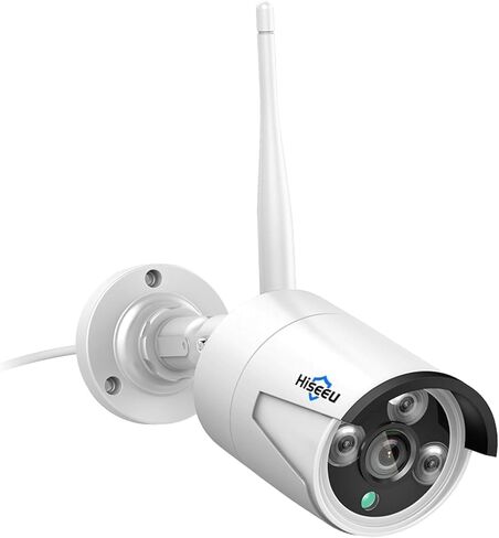 كاميرا مراقبة Hiseeu 4K 8MP، تسجيل 24/7، تعمل بالقابس السلكي، كاميرا WiFi لاسلكية 2.4G/5G، رؤية ليلية ملونة، صوت ثنائي الاتجاه، مقاومة للماء IP66 (بدون فتحة SD، تخزين سحابي قائم على الاشتراك) in Kuwait