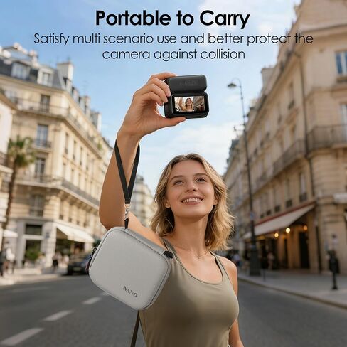 حقيبة حمل Osmo Nano لـ DJI Osmo Nano لـ Xtra Atto ملحقات حماية محمولة من جلد البولي يوريثان حقيبة تخزين للسفر في الهواء الطلق مدونات الفيديو in Kuwait