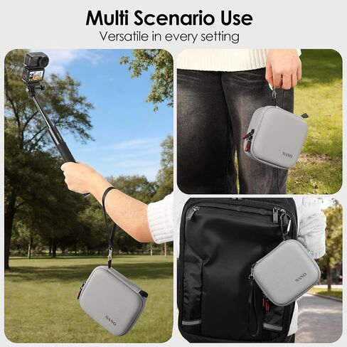 حقيبة حمل Osmo Nano لـ DJI Osmo Nano لـ Xtra Atto ملحقات حماية محمولة من جلد البولي يوريثان حقيبة تخزين للسفر في الهواء الطلق مدونات الفيديو in Kuwait