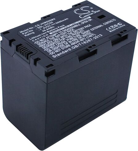 كاميرون سينو بطارية 6600 مللي أمبير في الساعة لـ JVC GY-HM200، GY-HM600، GY-HM600E، GY-HM600EC، GY-HM650، GY-HM650EC، GY-HMQ10، GY-HMQ10E، GY-LS300CHE in Kuwait