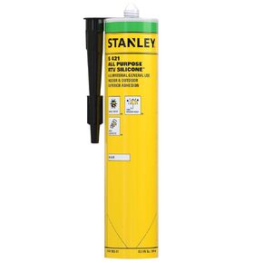 Stanley S421 All-Purpose RTV Silicone Sealant (12 x 10.1 fl.oz.) – 100% Waterproof White Caulk | Industrial-Grade Silicone for Kitchen, Bathroom, Shower, Window, Door, Indoor & Outdoor Use | 12 Pack in Kuwait