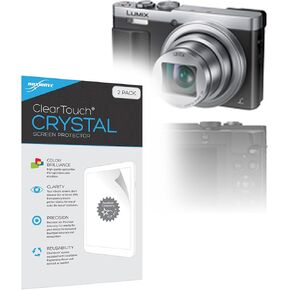 واقي شاشة BoxWave متوافق مع Panasonic Lumix DMC-ZS50 - ClearTouch Crystal (عبوتان)، غلاف فيلم عالي الدقة - يحمي من الخدوش in Kuwait