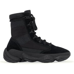 حذاء Adidas رجالي Yeezy 500 كاجوال عالي التكتيكي للكاحل - أسود in Kuwait