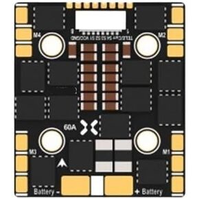 أجزاء طائرة بدون طيار DTRNYCZ لـ Foxeer Reape-r F4 Slim Mini ESC 128K 60A BL32 4in1 9 ~ 40V 20mm M3 FPV Freestyle Racing ملحقات طائرة بدون طيار in Kuwait