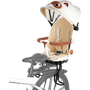 XIEEIX Rear Child Bike Seat,Rear Mounted Child Bike Seats,Back Mount Child Seat with Back Rest Armrest Foot Pedals,Width Adjustable Bicycle Rear Seat,Fits All Bicycle Rear Frames in Saudi Arabia