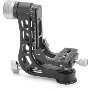 LICAEVEY Gimbals Head, Heavy Duty Tripod Head 360 Degree Panoramic Ball with Arca Plate, for Long Lens DSLR Mirrorless Cameras in Kuwait