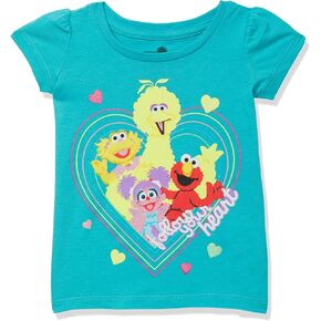 تي شيرت بأكمام قصيرة للفتيات من Sesame Street in Kuwait
