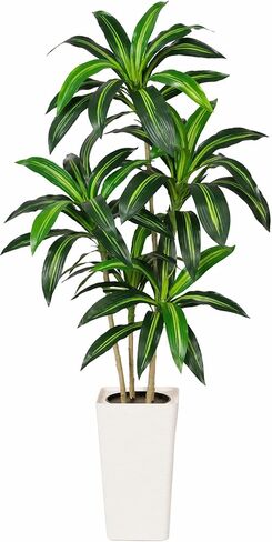 5FT Artificial Dracaena Tree – Tall Faux Indoor Plant with Planter, Large Fake Plant for Living Room, Office, Bedroom & Home Décor in Saudi Arabia