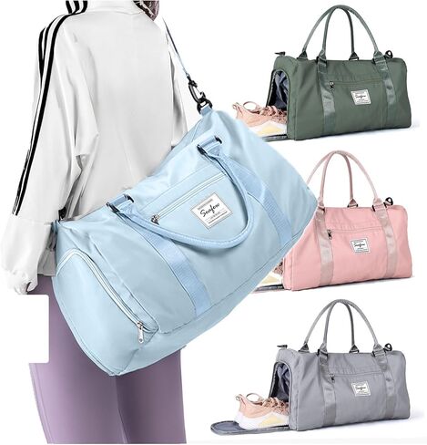 أكياس Duffel Weekender للنساء الرجال ، حقيبة Travel Totes للطائرة ، و Dance Gym Dance Bag بين عشية وضحا in Kuwait