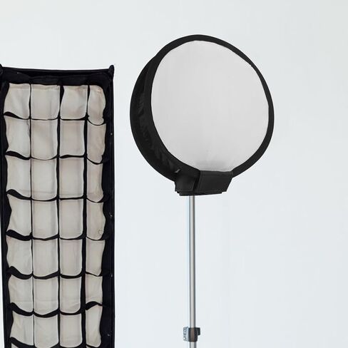 SHOWERRORO كاميرا فلاش Softbox Diffuser 11.5 "معدل ضوء محمول مستدير للصور الفوتوغرافية والأحداث، مرفق ناشر ضوء ناعم متوافق مع ومضات Speedlight in Kuwait
