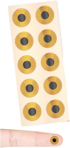 ملصق مضاد للمعادن NFC مع شريحة Tag215 الأصلية، ملصقات RFID مرنة مستديرة مقاومة للماء مقاس 10 مم، ذاكرة 504 بايت قابلة لإعادة الكتابة، مناسبة لجميع الأجهزة والهواتف الذكية التي تدعم تقنية NFC (20 قطعة) in Kuwait