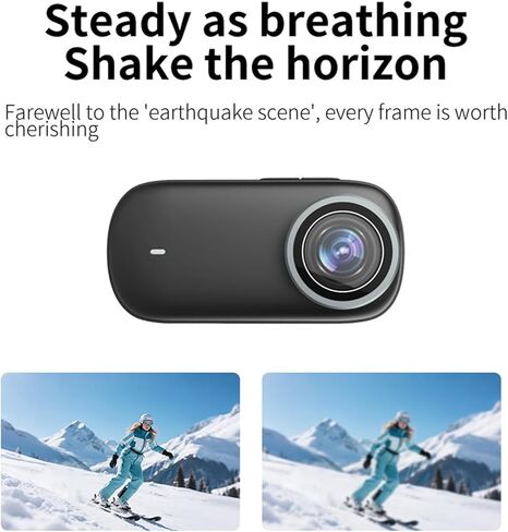 كاميرا EBTOOLS 4K يمكن ارتداؤها، كاميرا جسم محمولة بدقة 8 ميجابكسل مع عرض واي فاي في الوقت الحقيقي، حافظة مقاومة للماء، على التصميم، للمشي الحيوانات الأليفة، الرياضة، السفر، الغوص، صيد الأسماك، ركوب الأمواج in Kuwait