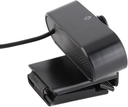 كاميرا ويب USB بدقة 4K، بدقة 5 ميجابكسل، صورة واضحة، متوافقة مع اللوحة، ميكروفون لتقليل الضوضاء، ضوء، لمؤتمرات الفيديو، التدريس عبر الإنترنت، البث المباشر، مع 3 مستويات من السطوع قابلة للتعديل in Kuwait