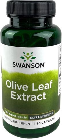 كبسولات مستخلص أوراق الزيتون Swanson مع 20 ٪ من Oleuropein - توفر الدعم المناعي ، ويعزز صحة نظام القلب والأوعية الدموية ، ويدعم ضغط الدم الصحي - (60 كبسولة ، 750 ملغ لكل منهما) in Saudi Arabia