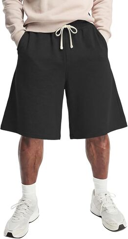 Mens Baggy Shorts Wide Leg Air Layer No Wrinkle Loose Fit Knee Length Athletic Casual Long Shorts with Pocket in Saudi Arabia