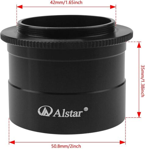 مجموعة أنبوب تمديد Alstar Astronomical 2 بوصة/M48 5 مم 10 مم 20 مم 30 مم - حزمة مع - 2 بوصة T-2 محول كاميرا بؤري in Kuwait
