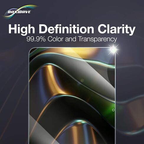 واقي شاشة BoxWave متوافق مع JVC KW-Z1000W - ClearTouch Crystal Anti-UV EyeCare (عبوة من قطعتين)، يعمل على تصفية الضوء الأزرق الضار مما يقلل من التعب in Kuwait