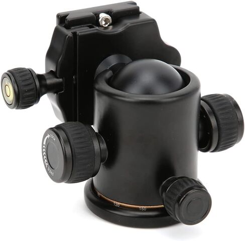 BK - 03 رأس كروي ثلاثي القوائم من سبائك الألومنيوم مع مستوى لكاميرا DSLR، دوران بانورامي 360 درجة، مستوى فقاعات مزدوج، لوحة تحرير سريعة مع قفل أمان، تحميل 8 كجم in Kuwait