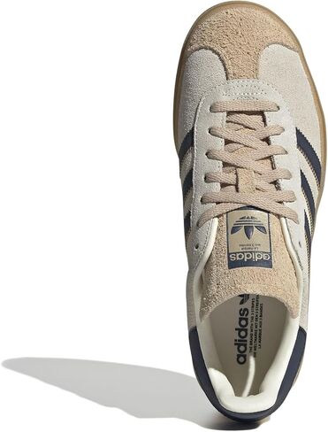 حذاء Adidas Gazelle Bold W النسائي ذو الثلاث طبقات Q-Pannel Gum Sole (كريمي، US 9.5) in Kuwait