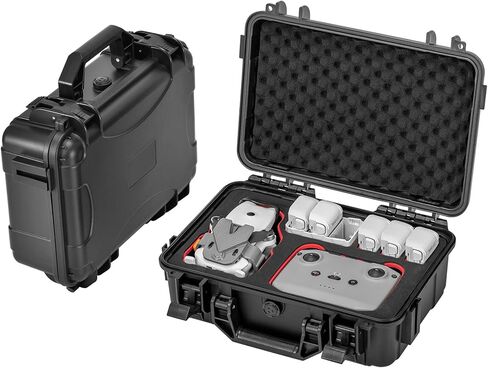 حقيبة حمل مضادة للماء لملحقات DJI Lito X1 / 1، حقيبة تخزين محمولة للسفر، حقيبة واقية بغطاء صلب، حقيبة كروس مع حزام كتف لـ DJI Lito1/X1 Fly More Combo/RC-N3/محور الشحن in Kuwait