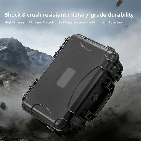 حقيبة حمل مضادة للماء لملحقات DJI Lito X1 / 1، حقيبة تخزين محمولة للسفر، حقيبة واقية بغطاء صلب، حقيبة كروس مع حزام كتف لـ DJI Lito1/X1 Fly More Combo/RC-N3/محور الشحن in Kuwait