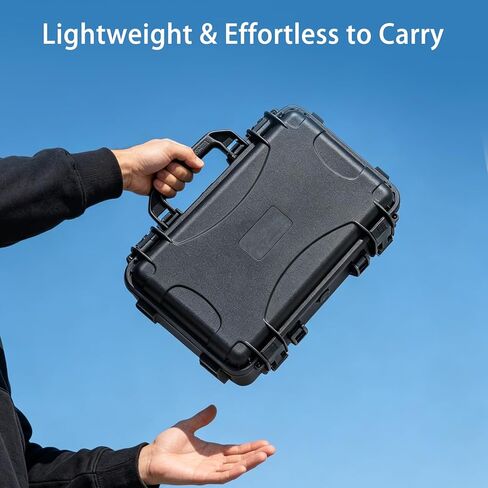 حقيبة حمل مضادة للماء لملحقات DJI Lito X1 / 1، حقيبة تخزين محمولة للسفر، حقيبة واقية بغطاء صلب، حقيبة كروس مع حزام كتف لـ DJI Lito1/X1 Fly More Combo/RC-N3/محور الشحن in Kuwait