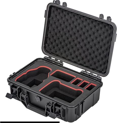 حقيبة حمل مضادة للماء لملحقات DJI Lito X1 / 1، حقيبة تخزين محمولة للسفر، حقيبة واقية بغطاء صلب، حقيبة كروس مع حزام كتف لـ DJI Lito1/X1 Fly More Combo/RC-N3/محور الشحن in Kuwait