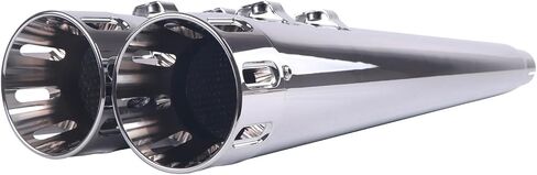 SHARKROAD 4.4" Slip Ons Mufflers Megaphone Style For Harley Exhaust 09-16 Touring Models in Saudi Arabia