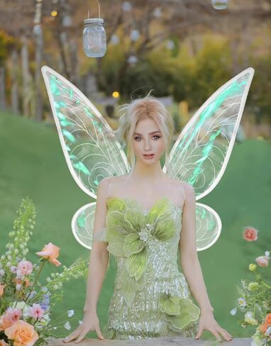 Fairy Wings, Butterfly Wings for Women Adults Fairy Costume Accessories for Halloween Cosplay Dress up Party in Saudi Arabia