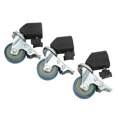 مجموعة عجلات Dioche Wheels 3 قطع مقاس 22 مم لاستوديو التصوير الفوتوغرافي - مجموعة عجلات قفل بتصميم معدني متين وتثبيت مزدوج in Kuwait
