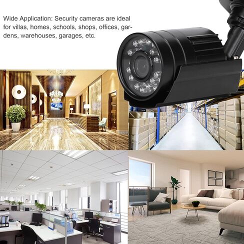 كاميرا مراقبة Dioche كاميرا CCTV تناظرية 4 في 1 كاميرا مراقبة بعدسة 3.6 ملم تعمل بالأشعة تحت الحمراء الليلية والخارجية والداخلية (PAL) in Kuwait