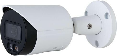 كاميرا Diamond 4K ذكية بألوان كاملة وإضاءة مزدوجة ثابتة البؤرة Lite PoE Network Bullet Camera، 8 ميجابكسل 2.8 مم LED دافئ IR 98FT مدمج بميكروفون IP كاميرا أمان IP، HNC3IV189S-IRASPV/28 in Kuwait