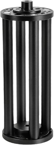 Telescope Mount Extension Column Metal Adapter Universal Professional DIY Sturdy Replacement Heavy Duty Portable for EQ6 Equatorial Mount- 200mm Black in Saudi Arabia