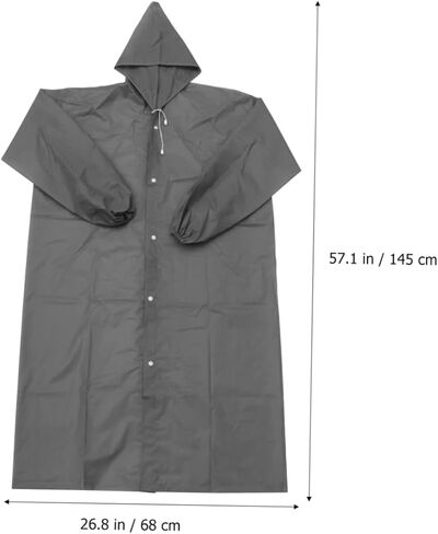 POPETPOP Adult Raincoat Lightweight Rain Poncho Rain Jacket Women Waterproof Jackets Women Rain Jackets for Men in Saudi Arabia