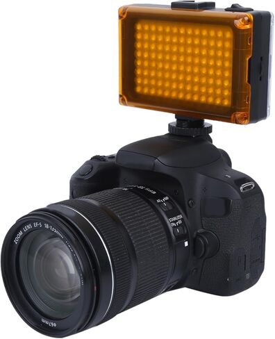 Zerodis 104LED كاميرا محمولة ملء ضوء LED أضواء التصوير الفوتوغرافي LED ضوء فيديو مع زاوية إضاءة 120 درجة لكاميرات DSLR للتصوير الفوتوغرافي وأحداث الزفاف 104LED ملء كاميرا محمولة in Kuwait