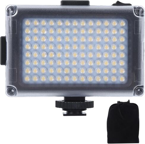Zerodis 104LED كاميرا محمولة ملء ضوء LED أضواء التصوير الفوتوغرافي LED ضوء فيديو مع زاوية إضاءة 120 درجة لكاميرات DSLR للتصوير الفوتوغرافي وأحداث الزفاف 104LED ملء كاميرا محمولة in Kuwait