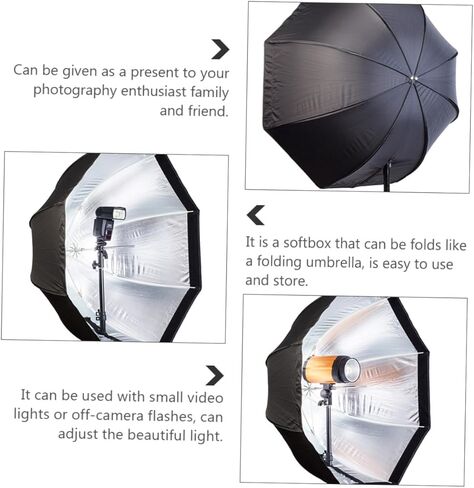 COHEALI مثمنة التصوير الفوتوغرافي Softbox مظلة ضوء مربع، صورة Softbox للاستوديو وإضاءة الفيديو، الناشر لينة ضوء المعدل للمصورين المحترفين in Kuwait