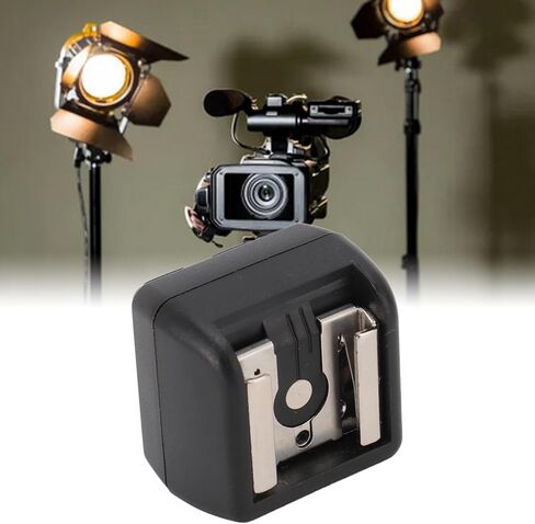 محول Fabater Flash Hot Shoe، توصيل ضوء استوديو ميكروفون فلاش بسهولة، متوافق مع كاميرات DSLR، حذاء بارد قياسي، منفذ مزامنة الكمبيوتر، ملحقات التصوير الفوتوغرافي in Kuwait