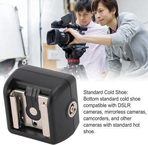 محول Fabater Flash Hot Shoe، توصيل ضوء استوديو ميكروفون فلاش بسهولة، متوافق مع كاميرات DSLR، حذاء بارد قياسي، منفذ مزامنة الكمبيوتر، ملحقات التصوير الفوتوغرافي in Kuwait