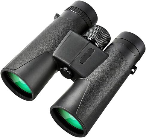 مناظير Toddmomy 10x42 عالية القوة للسفر ومشاهدة الطيور، مناظير رؤية ليلية احترافية مع بصريات متعددة المغلفة بالكامل للحفلات الموسيقية ومشاهدة المعالم السياحية in Kuwait