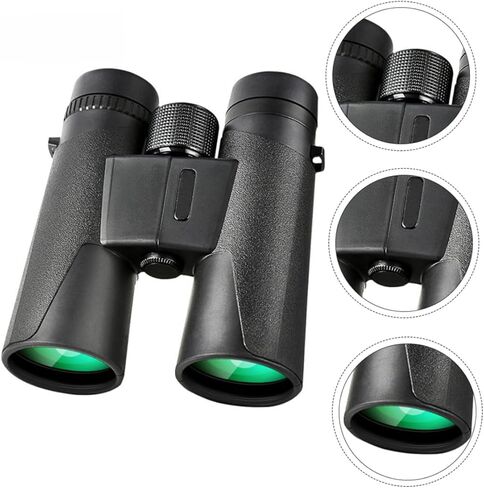 مناظير Toddmomy 10x42 عالية القوة للسفر ومشاهدة الطيور، مناظير رؤية ليلية احترافية مع بصريات متعددة المغلفة بالكامل للحفلات الموسيقية ومشاهدة المعالم السياحية in Kuwait